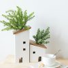 【生活美學】創意仿真花藝 木質Zakka小屋造型居家擺設