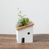 【生活美學】創意仿真花藝 木質Zakka小屋造型居家擺設