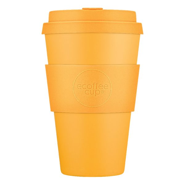 英國Ecoffee Cup 環保隨行杯14oz (杏黃)