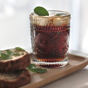 28597499.jpg 【Summer Sale】太陽花金邊玻璃杯
