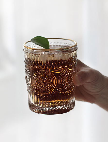 【Summer Sale】太陽花金邊玻璃杯