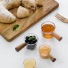 【Summer Sale】北歐風迷你玻璃木柄醬汁/shot杯