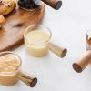 【Summer Sale】北歐風迷你玻璃木柄醬汁/shot杯