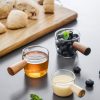 【Summer Sale】北歐風迷你玻璃木柄醬汁/shot杯