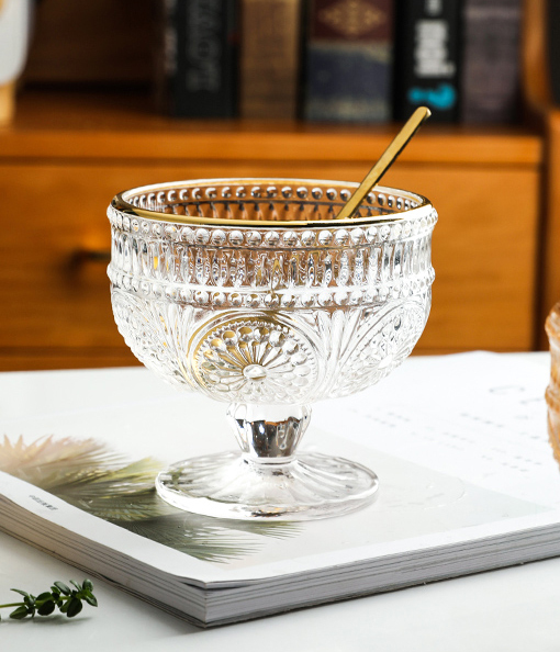 【Summer Sale】太陽花金邊冰淇淋杯