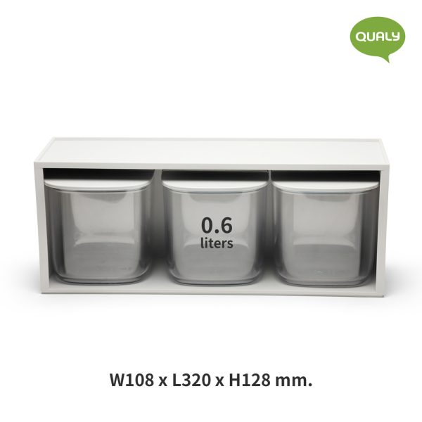 37790870.jpg QUALY 氣壓密封收納組(0.6L)三件組