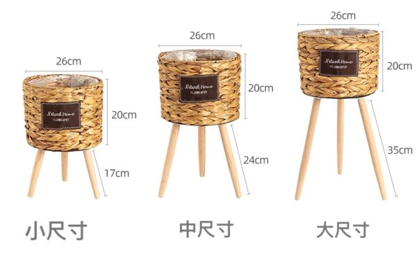 43438445.jpg 簡約海草編織落地花架