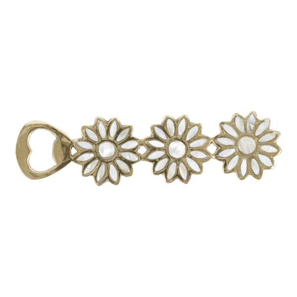 荷蘭 À la Collection 手工黃銅小雛菊造型開瓶器