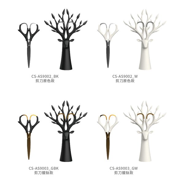 台灣設計品牌 iThinking Lifetree生命樹鹿角造型多功能剪刀