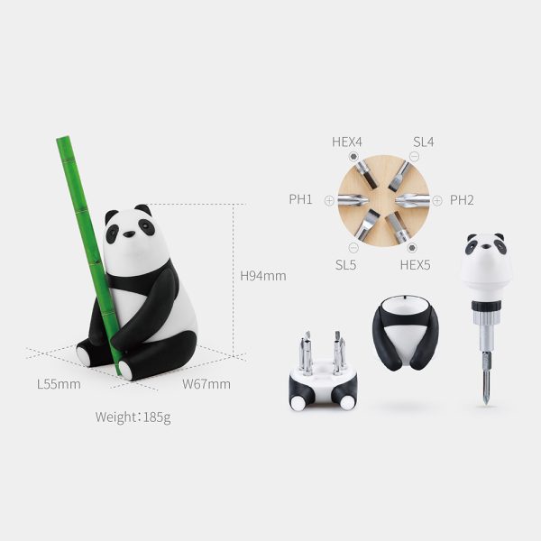 列印 台灣設計品牌 iThinking Panda Mama棘輪螺絲起子組