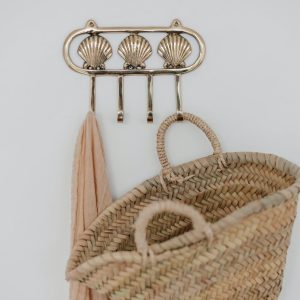 荷蘭 À la Collection 手工黃銅 貝殻造型掛勾