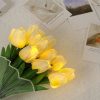 仿真奶油白鬱金香花束小夜燈/氛圍燈