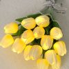 仿真奶油白鬱金香花束小夜燈/氛圍燈