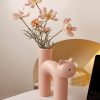 療癒奶油系 可愛貓貓花瓶/花器
