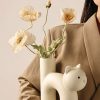 療癒奶油系 可愛貓貓花瓶/花器