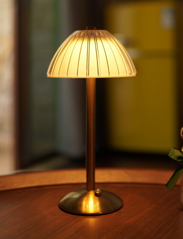 復古典雅 仿水晶LED充電式小夜燈