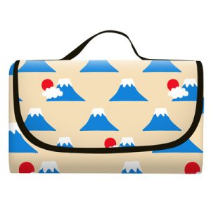 富士山防水折疊野餐墊