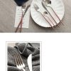 玫瑰粉不鏽鋼歐式餐具