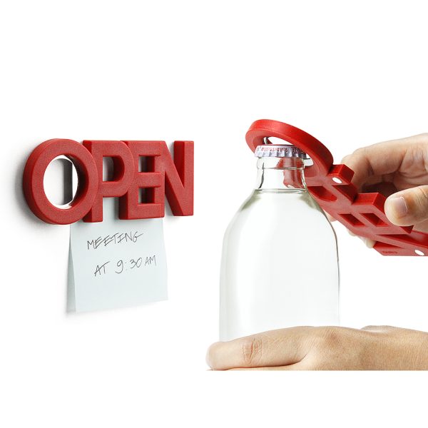 QUALY OPEN 開瓶器 (黑/紅)