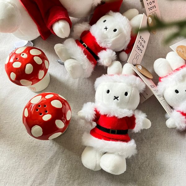 BON TON TOYS Miffy米菲兔填充玩偶-雪花聖誕兔 14 cm