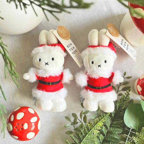 BON TON TOYS Miffy米菲兔填充玩偶-雪花聖誕兔 14 cm