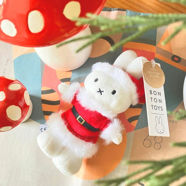 BON TON TOYS Miffy米菲兔填充玩偶-雪花聖誕兔 14 cm