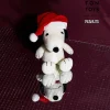 BON TON TOYS Snoopy史努比填充玩偶-聖誕狗 17cm