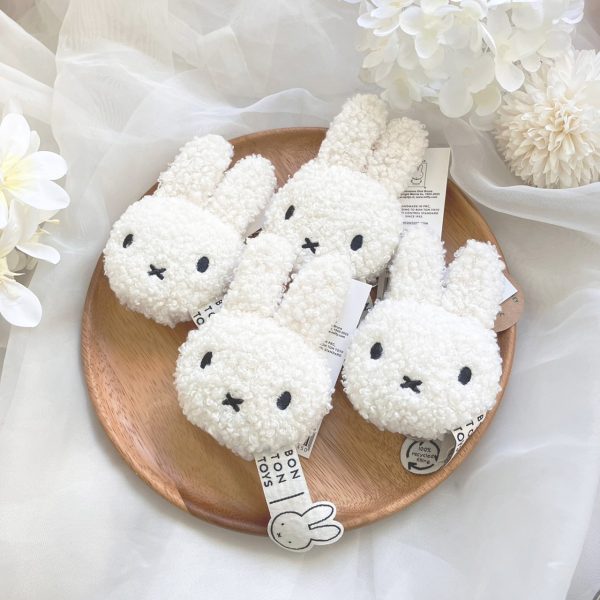 BON TON TOYS Miffy米菲兔環保填充鑰匙圈-奶油/粉/肉桂/奶茶/薰衣草紫 10cm