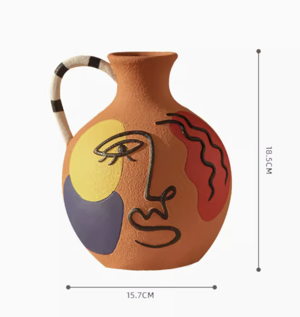 摩洛哥 佗寂風 手繪陶瓷花瓶/花器