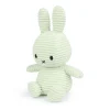 BON TON TOYS Miffy米菲兔ECO燈芯絨填充玩偶-薄荷綠