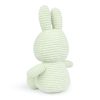 BON TON TOYS Miffy米菲兔ECO燈芯絨填充玩偶-薄荷綠