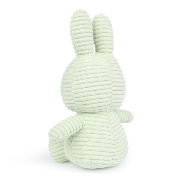 BON TON TOYS Miffy米菲兔ECO燈芯絨填充玩偶-薄荷綠