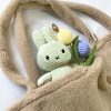 BON TON TOYS Miffy米菲兔ECO燈芯絨填充玩偶-薄荷綠