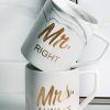 【Summer Sale】大理石紋情侣下午茶啞光咖啡杯碟組/啞光陶瓷字母馬克杯