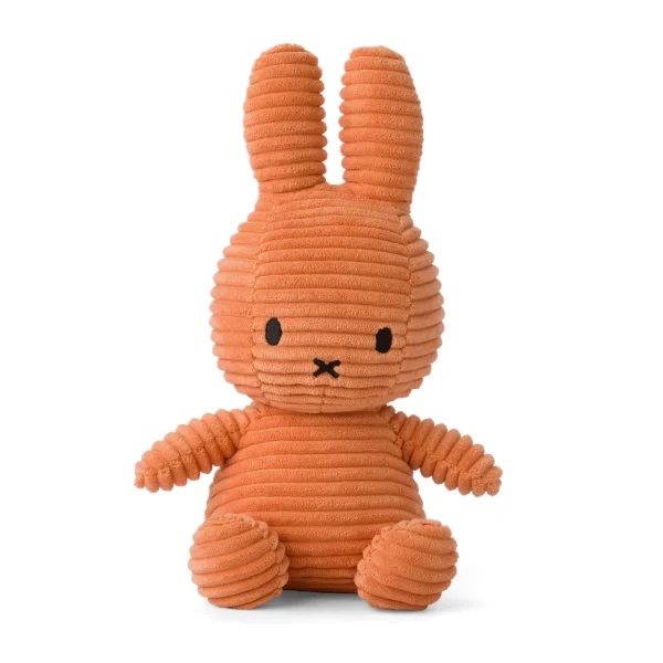 BON TON TOYS Miffy 米菲兔 ECO 燈芯絨填充玩偶-南瓜