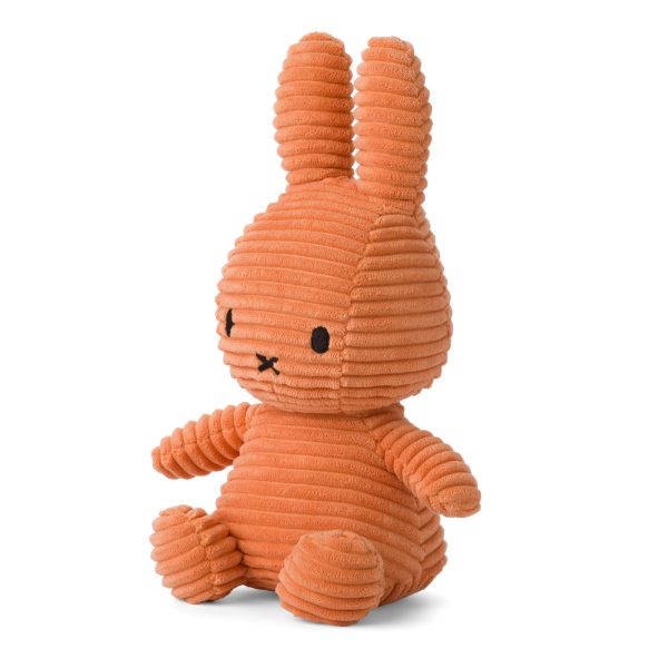 BON TON TOYS Miffy 米菲兔 ECO 燈芯絨填充玩偶-南瓜