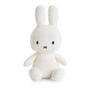 BON TON TOYS Miffy 米菲兔ECO燈芯絨填充玩偶-白(23/33/50/70cm)