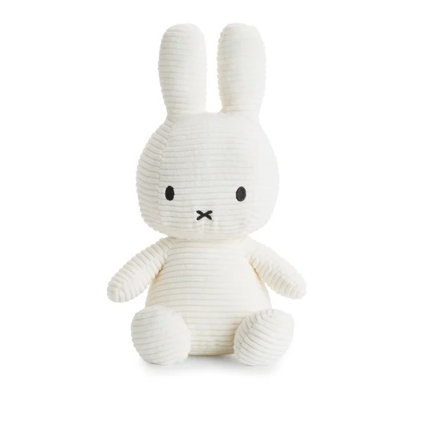 BON TON TOYS Miffy 米菲兔ECO燈芯絨填充玩偶-白(23/33/50/70cm)