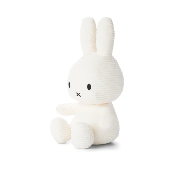 BON TON TOYS Miffy 米菲兔ECO燈芯絨填充玩偶-白(23/33/50/70cm)