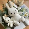 BON TON TOYS Miffy 米菲兔ECO燈芯絨填充玩偶-白(23/33/50/70cm)