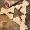 【微瑕品出清】北歐風木質LED字母燈 (不會亮)