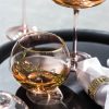 【Summer Sale】粉色水晶玻璃金邊酒杯/大肚水杯