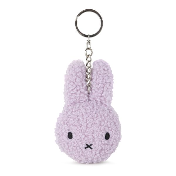 BON TON TOYS Miffy米菲兔環保填充鑰匙圈-奶油/粉/肉桂/奶茶/薰衣草紫 10cm