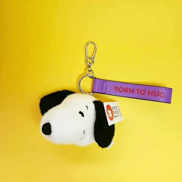 BON TON TOYS Snoopy史努比環保毛絨背包吊飾-奶油 8cm