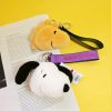BON TON TOYS Snoopy史努比環保毛絨背包吊飾-奶油 8cm