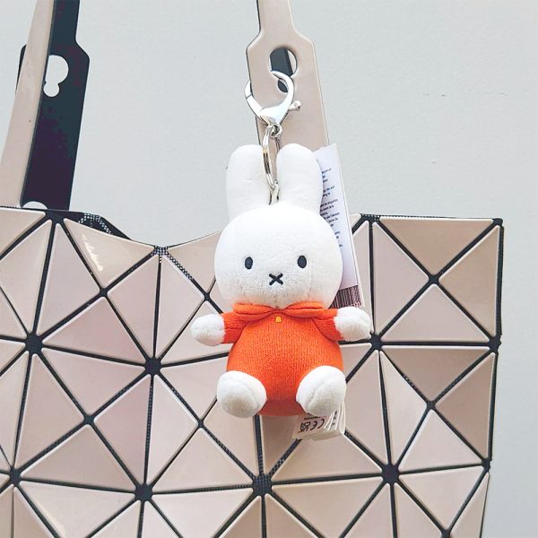 BON TON TOYS Miffy米菲兔鑰匙圈-經典橘 10cm