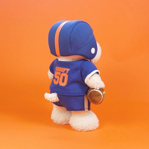 BON TON TOYS Snoopy史努比填充玩偶-美式足球狗 23cm