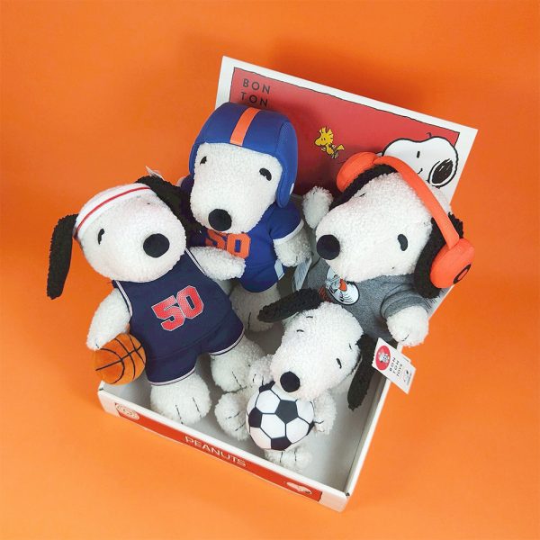 BON TON TOYS Snoopy史努比填充玩偶-美式足球狗 23cm