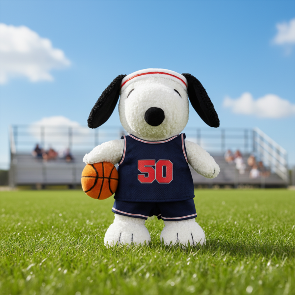 BON TON TOYS Snoopy史努比填充玩偶-籃球狗 23cm