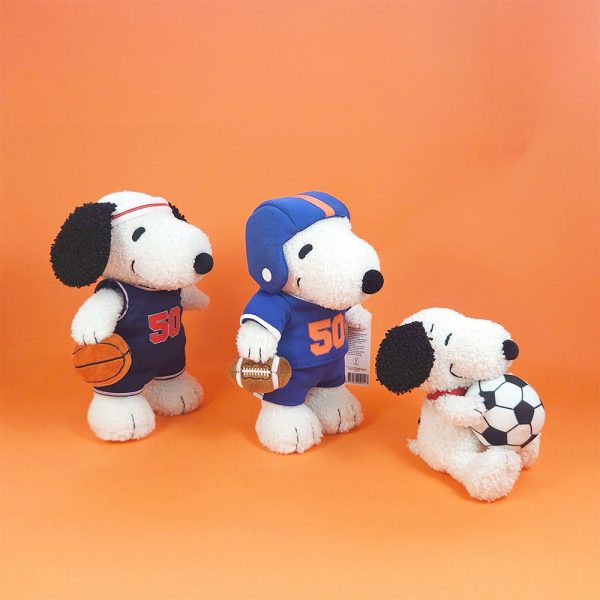 BON TON TOYS Snoopy史努比填充玩偶-足球狗 16cm